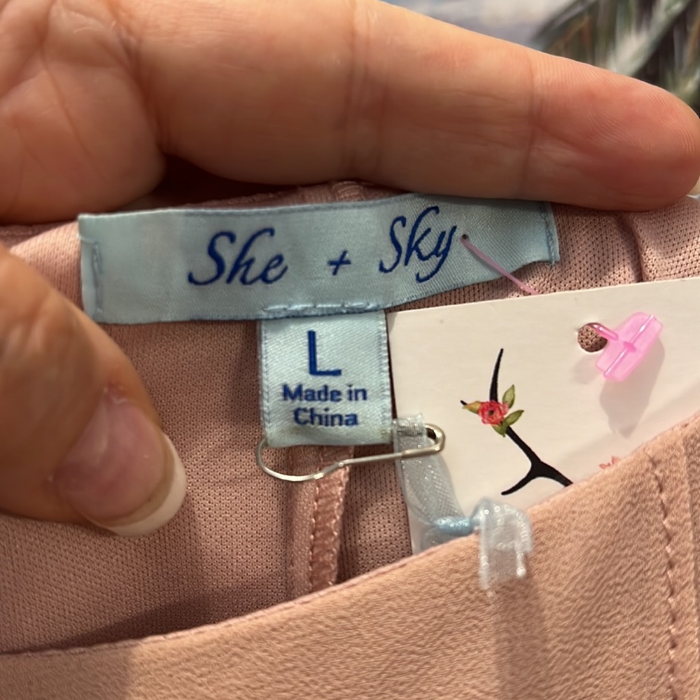 She + Sky dress- size L - Picture 5 of 7